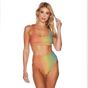 Beach Riot DESERT OMBRE SHINE swimsuit - Womens ***WORN ONCE***